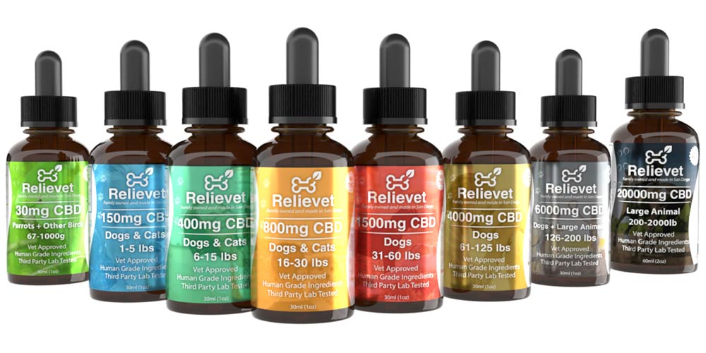 CBD oil for pets collection