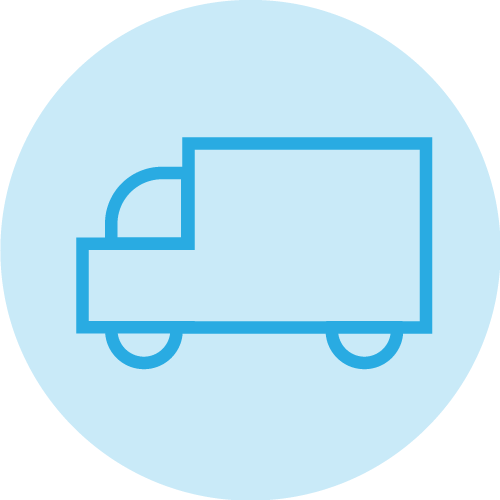 CBD cat treats shipping icon